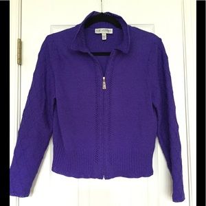 St. John Collection Zip Front Sweater/Jacket